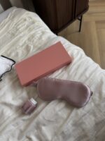 Шелковая маска для сна Dusty rose