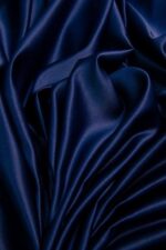 Шелковая наволочка Navy blue